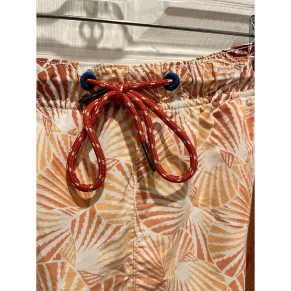 Tommy Bahama Relax orange/white men's swim shorts with safety briefs size XXL - Picture 4 of 8